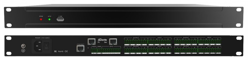 Eolas níos mó a fháil ar Dante Audio do chomhtháthaithe